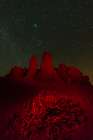 Roque de los Muchachos at night under a starry sky La Palma Island-Canary Islands-Spain Art Print